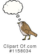 Thinking Bird Clipart #1158034 by lineartestpilot
