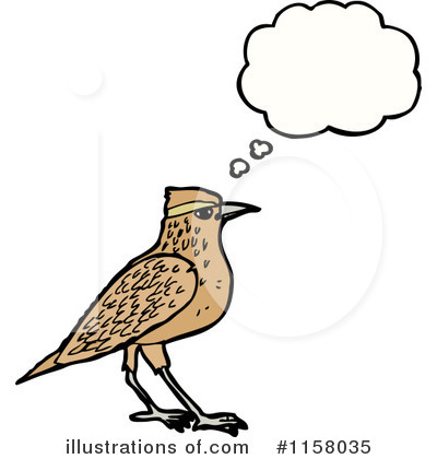 Royalty-Free (RF) Thinking Bird Clipart Illustration by lineartestpilot - Stock Sample #1158035