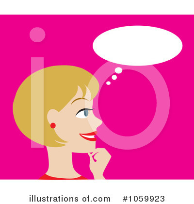 Royalty-Free (RF) Thinking Clipart Illustration by Rosie Piter - Stock Sample #1059923