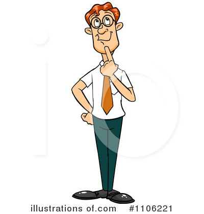 Thinking Clipart #1106218 - Illustration by Cartoon Solutions