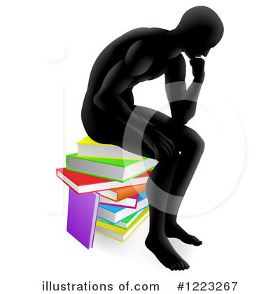 Thinker Clipart #1223267 by AtStockIllustration