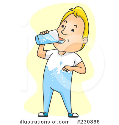 Drinking Water Clipart #230366 by BNP Design Studio