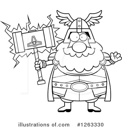 Thor Clipart #1263330 by Cory Thoman