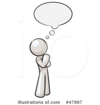 Royalty-Free (RF) Thought Clipart Illustration by Leo Blanchette - Stock Sample #47867