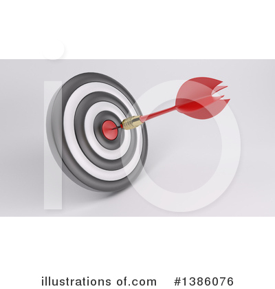 Royalty-Free (RF) Throwing Darts Clipart Illustration by KJ Pargeter - Stock Sample #1386076