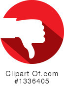 Thumb Down Clipart #1336405 by ColorMagic