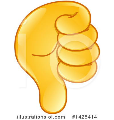 Thumbs Down Clipart #1425414 by yayayoyo