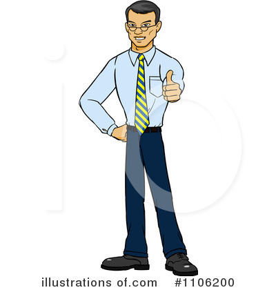 Royalty-Free (RF) Thumb Up Clipart Illustration by Cartoon Solutions - Stock Sample #1106200