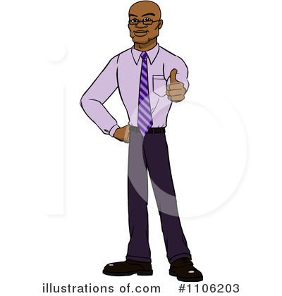 Royalty-Free (RF) Thumb Up Clipart Illustration by Cartoon Solutions - Stock Sample #1106203
