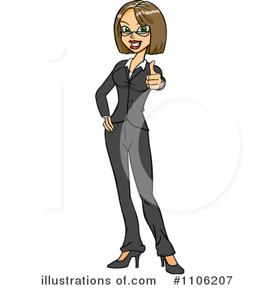 Royalty-Free (RF) Thumb Up Clipart Illustration by Cartoon Solutions - Stock Sample #1106207