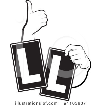 Royalty-Free (RF) Thumb Up Clipart Illustration by Lal Perera - Stock Sample #1163807