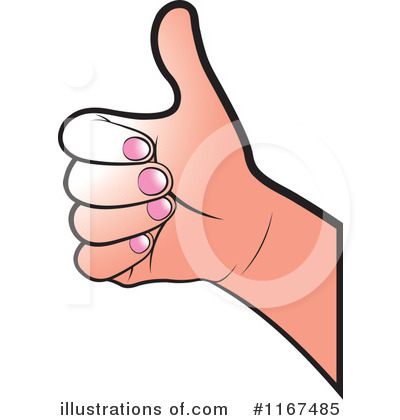 Royalty-Free (RF) Thumb Up Clipart Illustration by Lal Perera - Stock Sample #1167485
