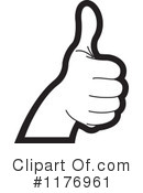 Thumb Up Clipart #1176961 by Lal Perera