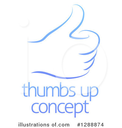 Royalty-Free (RF) Thumb Up Clipart Illustration by AtStockIllustration - Stock Sample #1288874