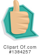 Thumb Up Clipart #1384257 by BNP Design Studio