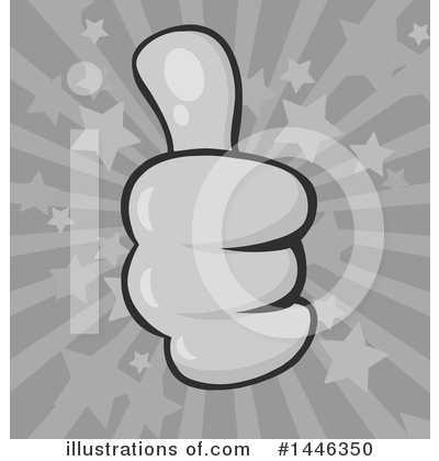 Royalty-Free (RF) Thumb Up Clipart Illustration by Hit Toon - Stock Sample #1446350