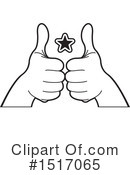 Thumb Up Clipart #1517065 by Lal Perera
