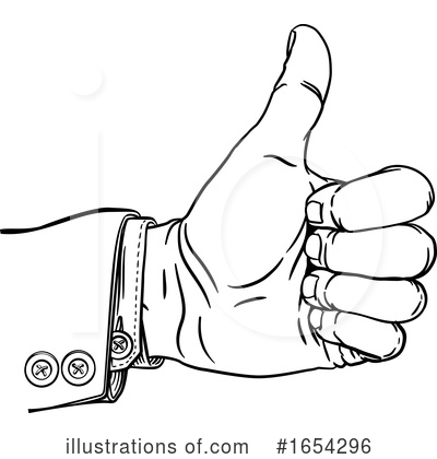 Royalty-Free (RF) Thumb Up Clipart Illustration by AtStockIllustration - Stock Sample #1654296