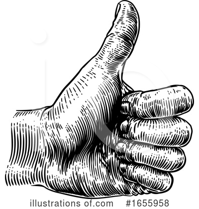 Royalty-Free (RF) Thumb Up Clipart Illustration by AtStockIllustration - Stock Sample #1655958