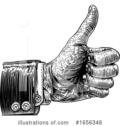 Royalty-Free (RF) Thumb Up Clipart Illustration by AtStockIllustration - Stock Sample #1656346