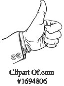 Thumb Up Clipart #1694806 by AtStockIllustration