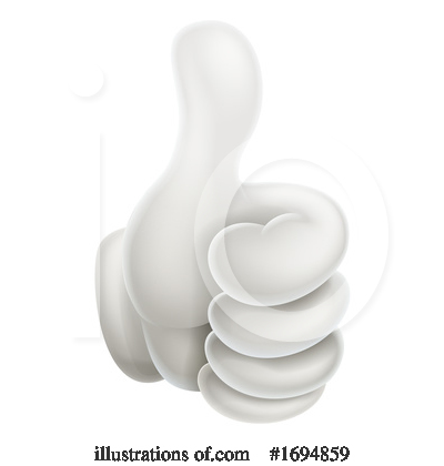 Royalty-Free (RF) Thumb Up Clipart Illustration by AtStockIllustration - Stock Sample #1694859