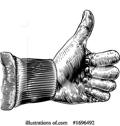 Royalty-Free (RF) Thumb Up Clipart Illustration by AtStockIllustration - Stock Sample #1696492