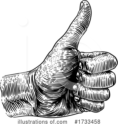 Royalty-Free (RF) Thumb Up Clipart Illustration by AtStockIllustration - Stock Sample #1733458