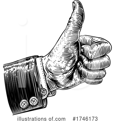 Royalty-Free (RF) Thumb Up Clipart Illustration by AtStockIllustration - Stock Sample #1746173