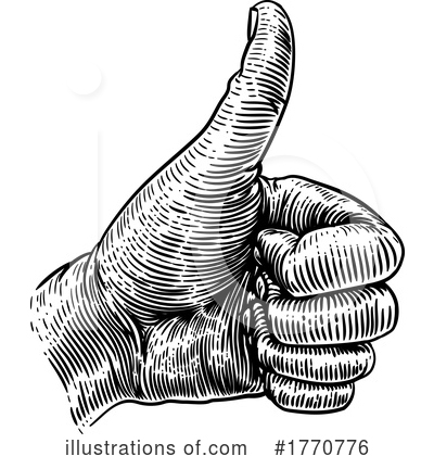 Royalty-Free (RF) Thumb Up Clipart Illustration by AtStockIllustration - Stock Sample #1770776
