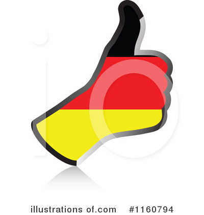 Royalty-Free (RF) Thumb Up Flag Clipart Illustration by Andrei Marincas - Stock Sample #1160794