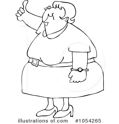 Royalty-Free (RF) Thumbs Up Clipart Illustration by djart - Stock Sample #1054265