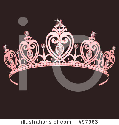 Royalty-Free (RF) Tiara Clipart Illustration by Pushkin - Stock Sample #97963