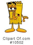 Ticket Clipart #10502 by Mascot Junction