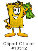 Ticket Clipart #10512 by Mascot Junction
