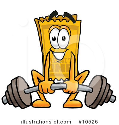 Royalty-Free (RF) Ticket Clipart Illustration by Mascot Junction - Stock Sample #10526