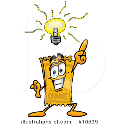 Ticket Clipart #10539 by Toons4Biz