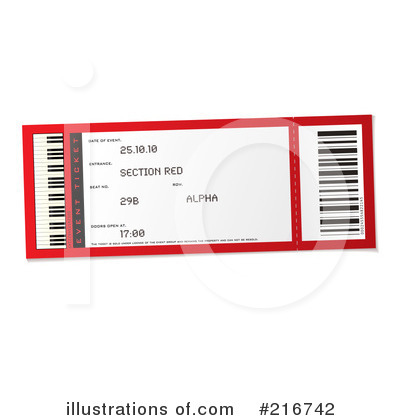 Ticket Stub Clipart #216742 by michaeltravers