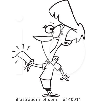 Royalty-Free (RF) Ticket Clipart Illustration by toonaday - Stock Sample #440011