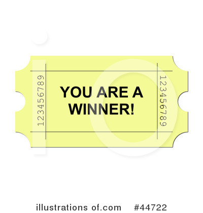Raffle Ticket Clipart #44722 by oboy