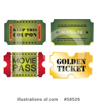 Tickets Clipart #58526 by MilsiArt