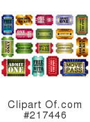 Tickets Clipart #217446 by MilsiArt