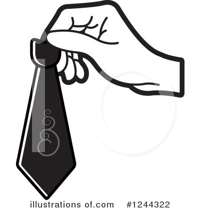 Royalty-Free (RF) Tie Clipart Illustration by Lal Perera - Stock Sample #1244322