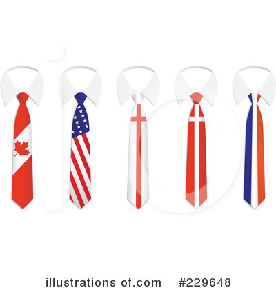 Royalty-Free (RF) Tie Clipart Illustration by Qiun - Stock Sample #229648