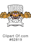 Tiger Character Clipart #62819 by Mascot Junction