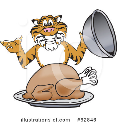 Royalty-Free (RF) Tiger Character Clipart Illustration by Mascot Junction - Stock Sample #62846