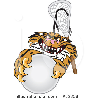 Royalty-Free (RF) Tiger Character Clipart Illustration by Mascot Junction - Stock Sample #62858
