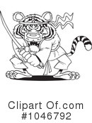 Tiger Clipart #1046792 by toonaday