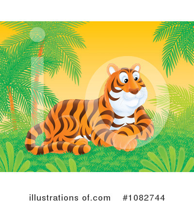 Tiger Clipart #1082744 by Alex Bannykh