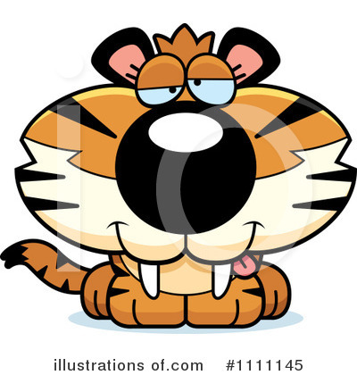Royalty-Free (RF) Tiger Clipart Illustration by Cory Thoman - Stock Sample #1111145